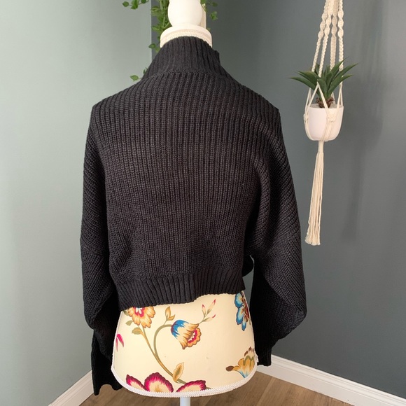 SHEIN High neck rib-knit sweater - Picture 3 of 5